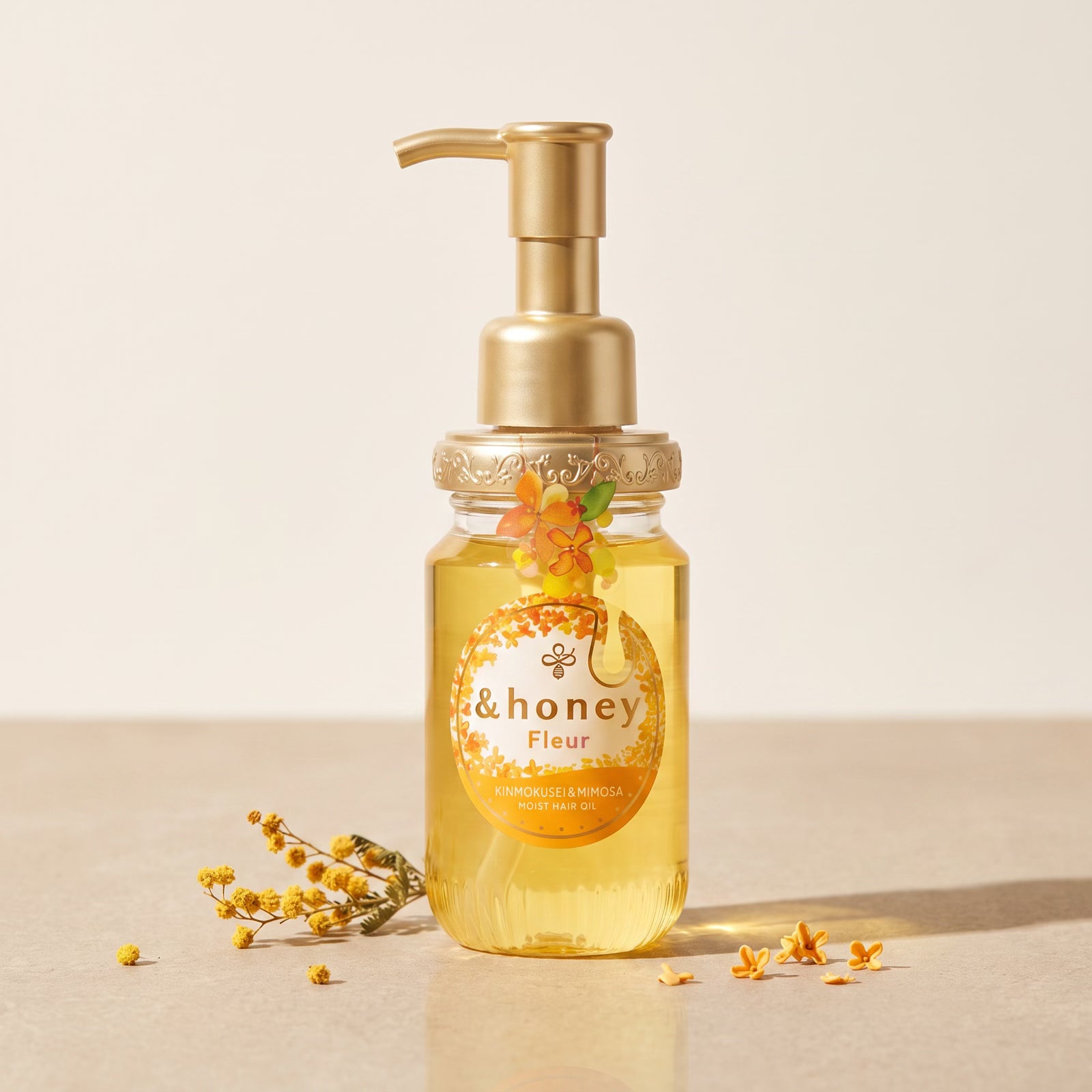 & Honey Fleur Kinmokusei & Mimosa Hair Oil 100ml — GIFT DEFAULT