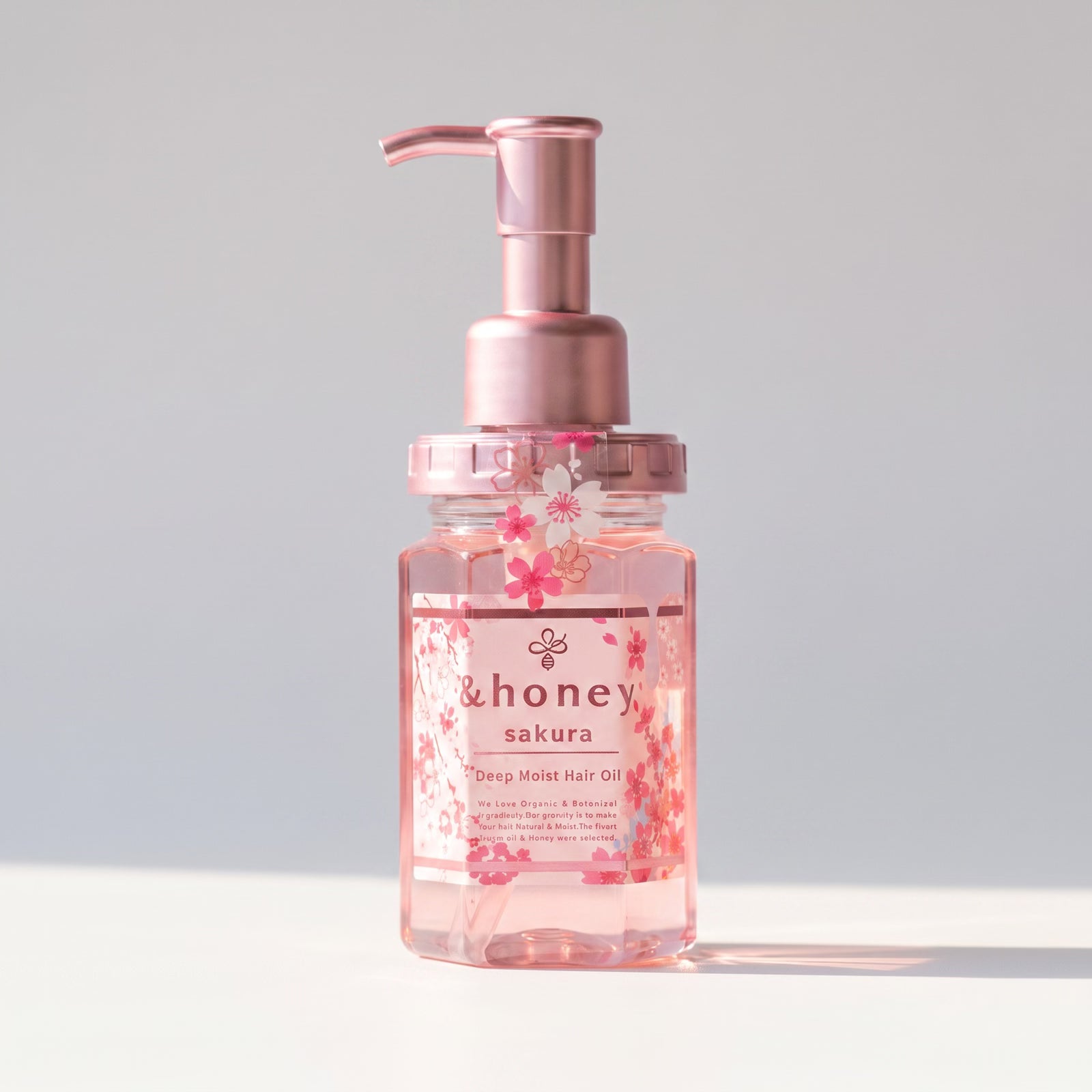 & Honey Sakura Limited Edition Deep Moist Hair Oil 100ml — GIFT MACRO