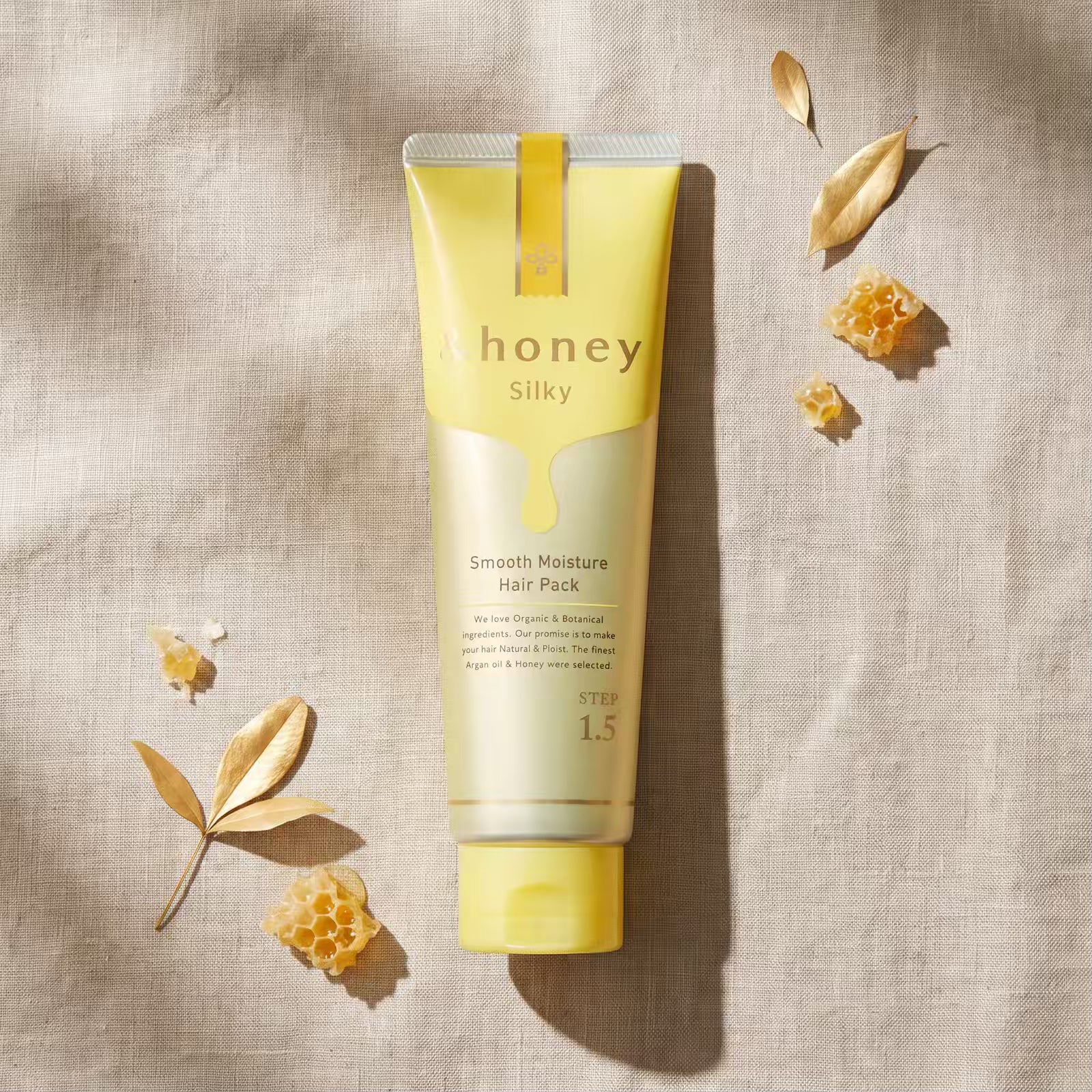 & Honey Silky Smooth Hair Mask 130g — GIFT TOP ANGLE