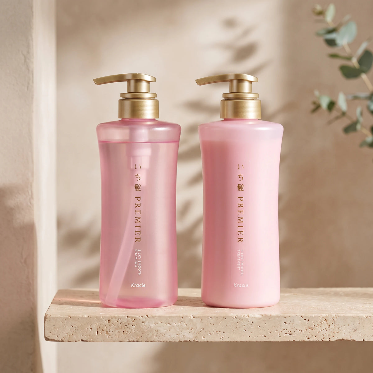 Kracie Ichikami PREMIER Silky Smooth Shampoo & Treatment Set 450ml + 450g — GIFT - DEFAULT