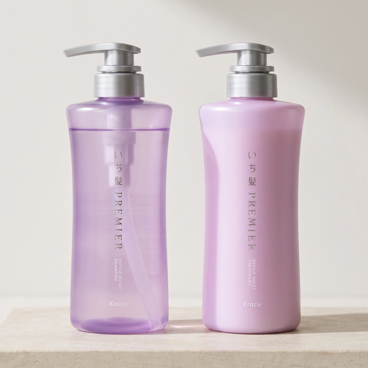 Kracie Ichikami PREMIER Repair Moist Shampoo & Treatment Set 450ml + 450g — GIFT - MACRO