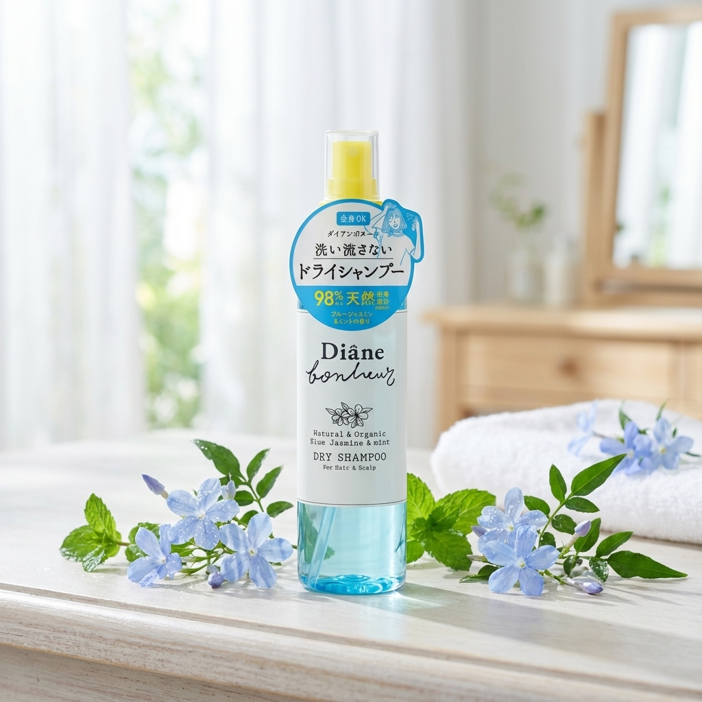 Diane Bonheur Organic Dry Shampoo Blue Jasmine & Mint 120ml