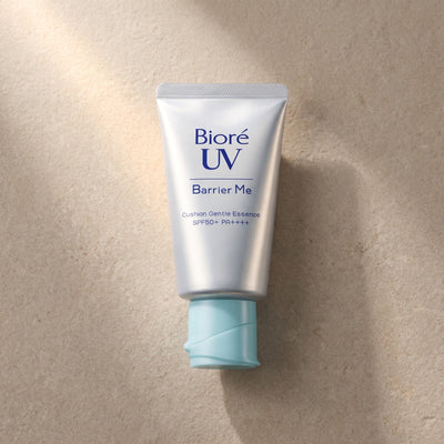 Biore UV Barrier Me Cushion Gentle Essence SPF 50+ PA++++ 60g — GIFT TOP ANGLE