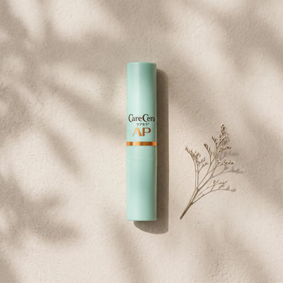 CareCera Moist Barrier Lip Balm 2.4g — top angle lifestyle view