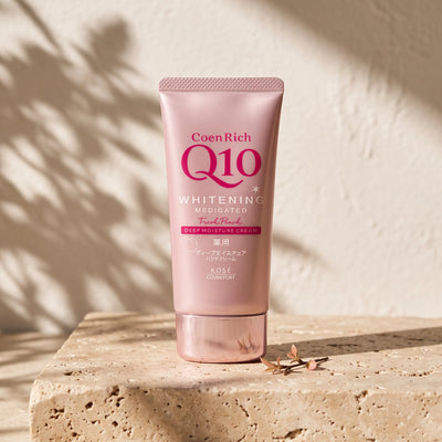 Kose Coenrich Q10 Whitening Fresh Peach Hand Cream 80g — default lifestyle view
