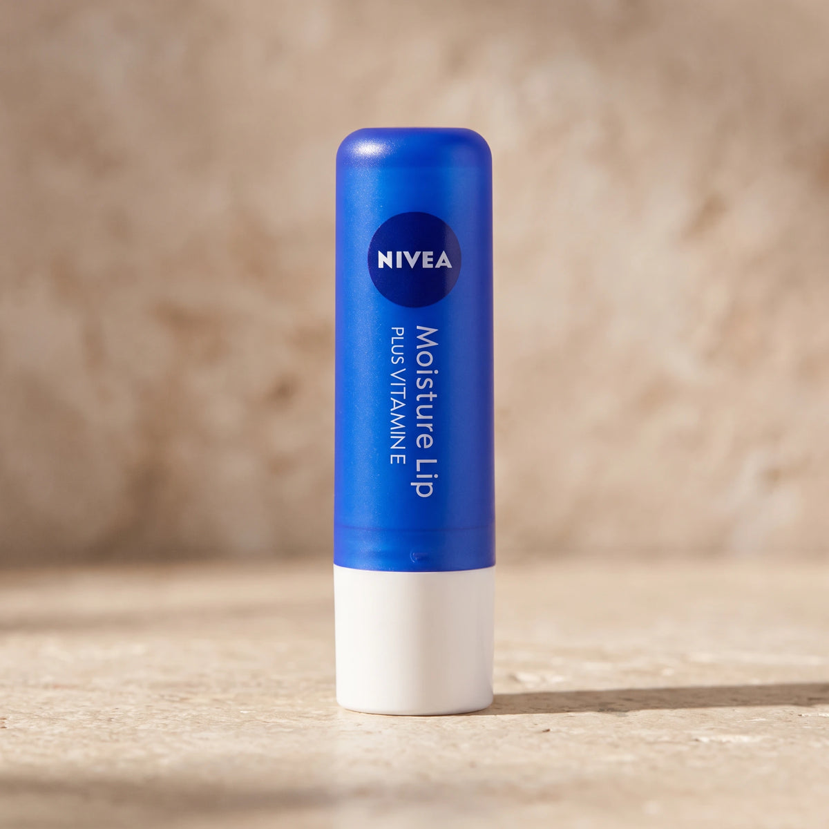Nivea Japan Moisture Lip Plus Vitamin E 3.9g — macro lifestyle view
