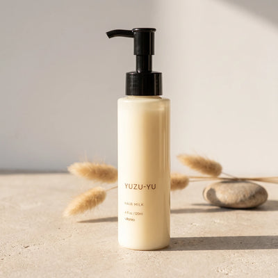 Utena Yuzu-Yu Hair Milk 120mL – styled product view