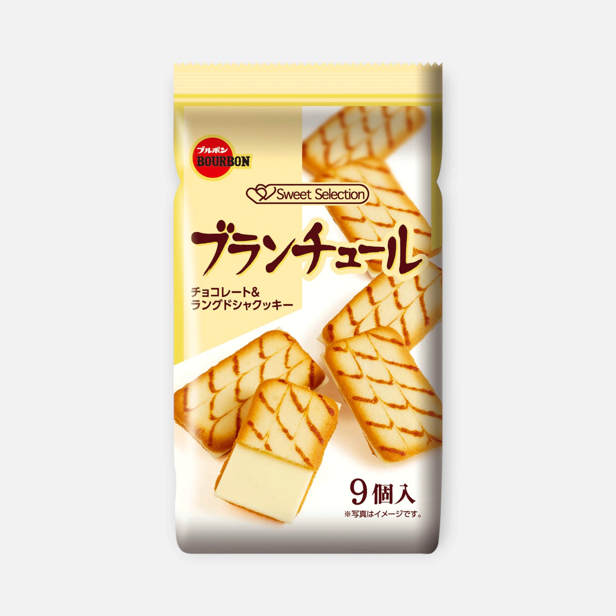 Bourbon Blanchul White Chocolate Cookies 9 Pieces