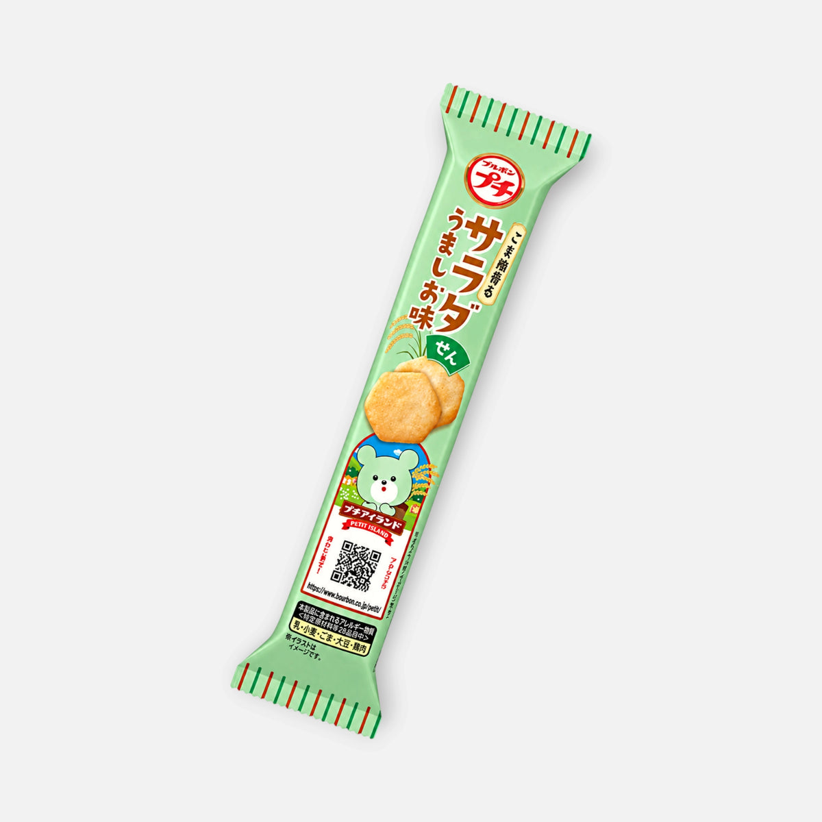 Bourbon Petit Salad Sen Umashio Rice Crackers 21g