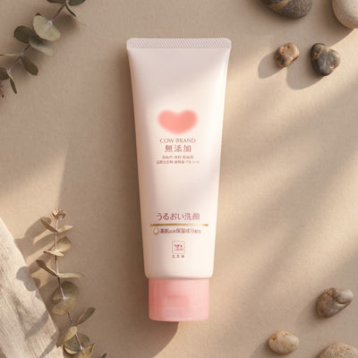 Cow Brand Facial Cleanser 110g — GIFT TOP ANGLE