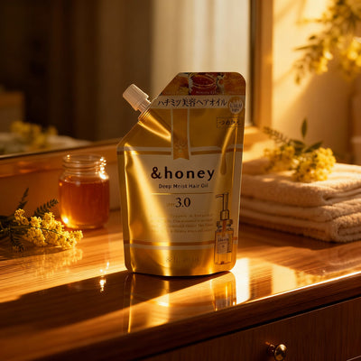 & Honey Deep Moist Hair Oil (Refill) 75ml