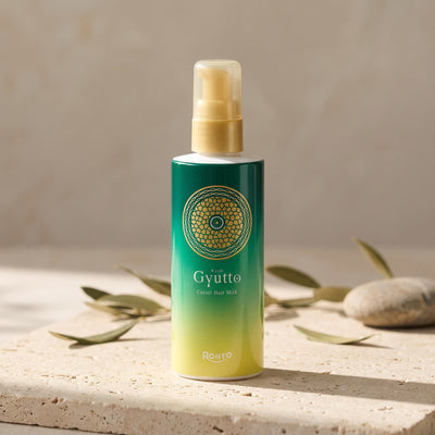 Gyutto Corset Hair Milk 120g styled product image