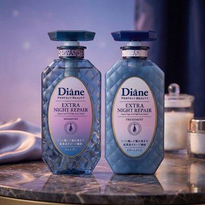 Diane Extra Night Repair Shampoo & Treatment Set 450ml Each