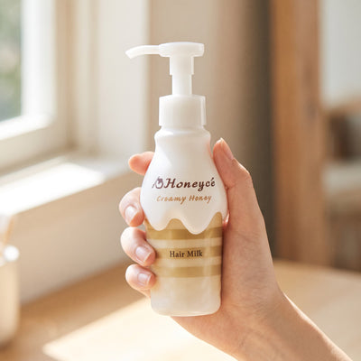 Honeycé Creamy Honey Hair Milk 115ml — hand