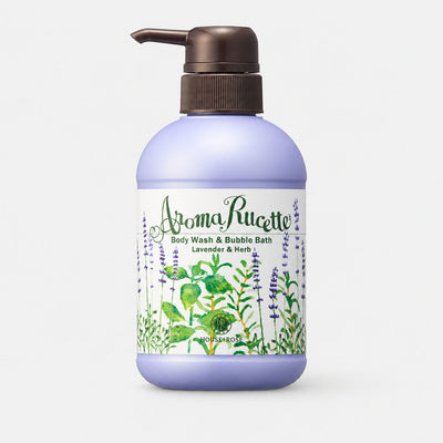 House Of Rose Aroma Rucette Lavender & Herbs Body Wash & Bubble Bath 350mL