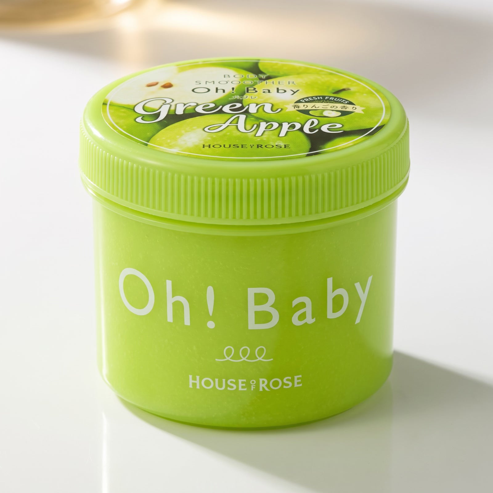 House Of Rose Oh! Baby Body Scrub Smoother Cream Green Apple 350g — GIFT MACRO