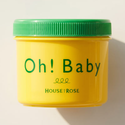 House Of Rose Oh!Baby Yuzu Lemon Body Scrub 350g - close-up of product packaging and label