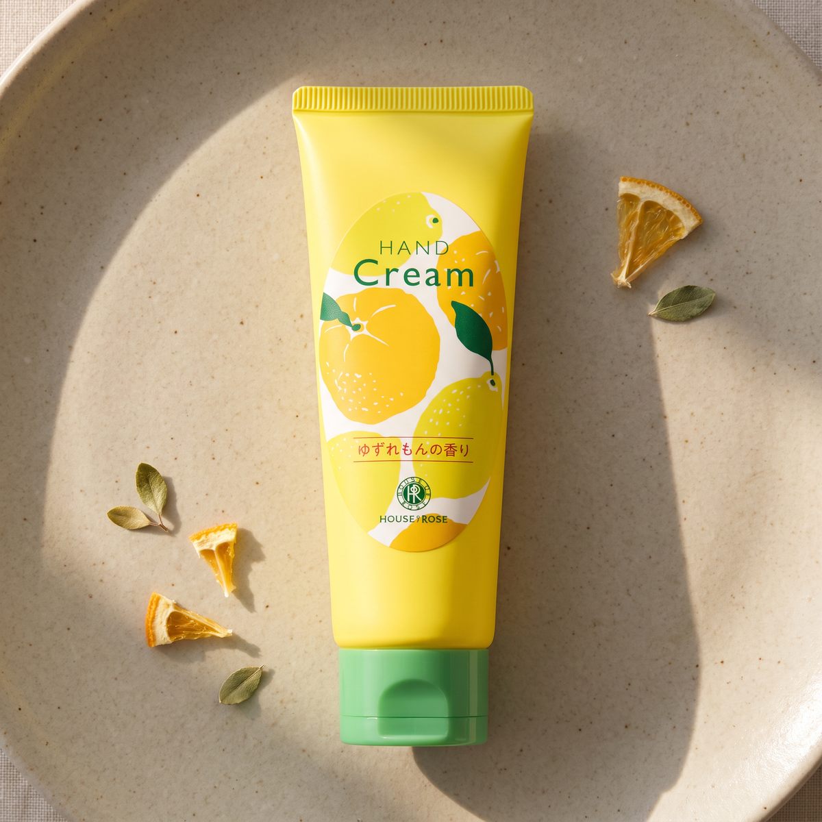 House Of Rose Oh!Baby Yuzu Lemon Hand Cream 45g - top-angle product view