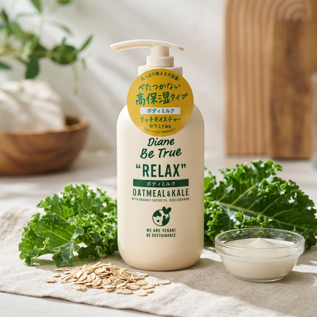 Diane Be True Relax Oat Meal & Kale Body Milk 400ml