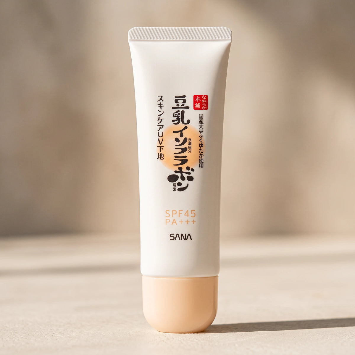 Sana Nameraka Honpo Skincare UV Base NC 50g — macro