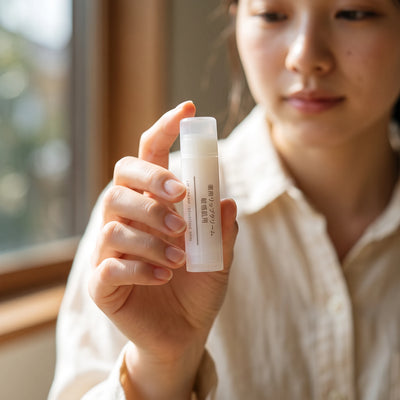 MUJI Medicated Lip Cream For Sensitive Skin 5.3g — GIFT - ON HAND lifestyle view
