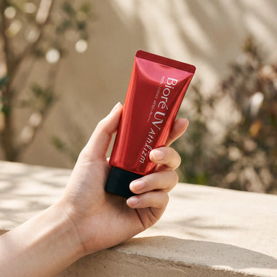 Biore UV Athlizm Skin Protect Essence SPF50+/PA++++ 70g — GIFT - ON HAND lifestyle view