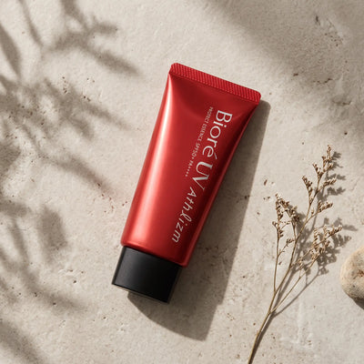 Biore UV Athlizm Skin Protect Essence SPF50+/PA++++ 70g — GIFT - TOP ANGLE lifestyle view