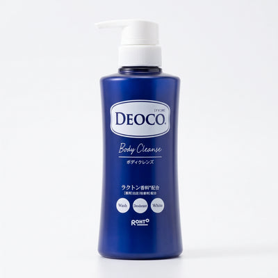 DEOCO Medicated Body Cleanse Bottle 350ml — macro lifestyle view