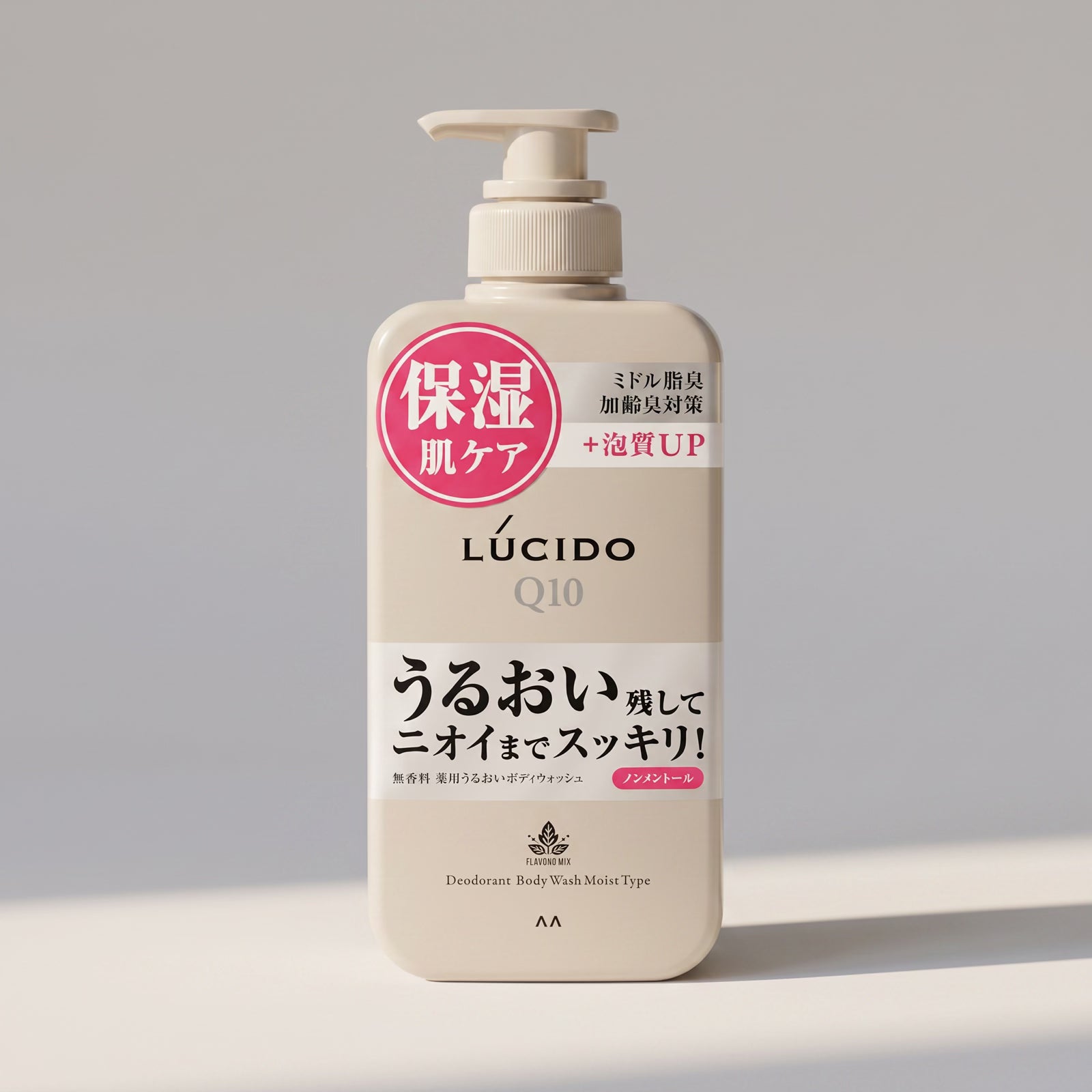 Lucido Q10 Deodorant Body Wash (Moist Type) for Men 450ml — GIFT MACRO