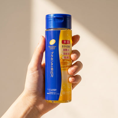 Meishoku Placenta Whitening Essence Lotion 190ml — GIFT ON HAND
