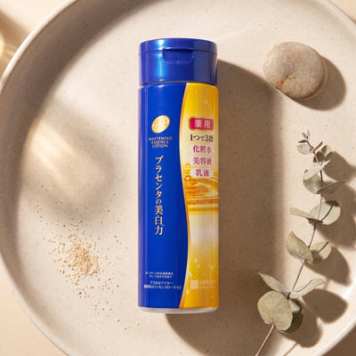 Meishoku Placenta Whitening Essence Lotion 190ml — GIFT TOP ANGLE