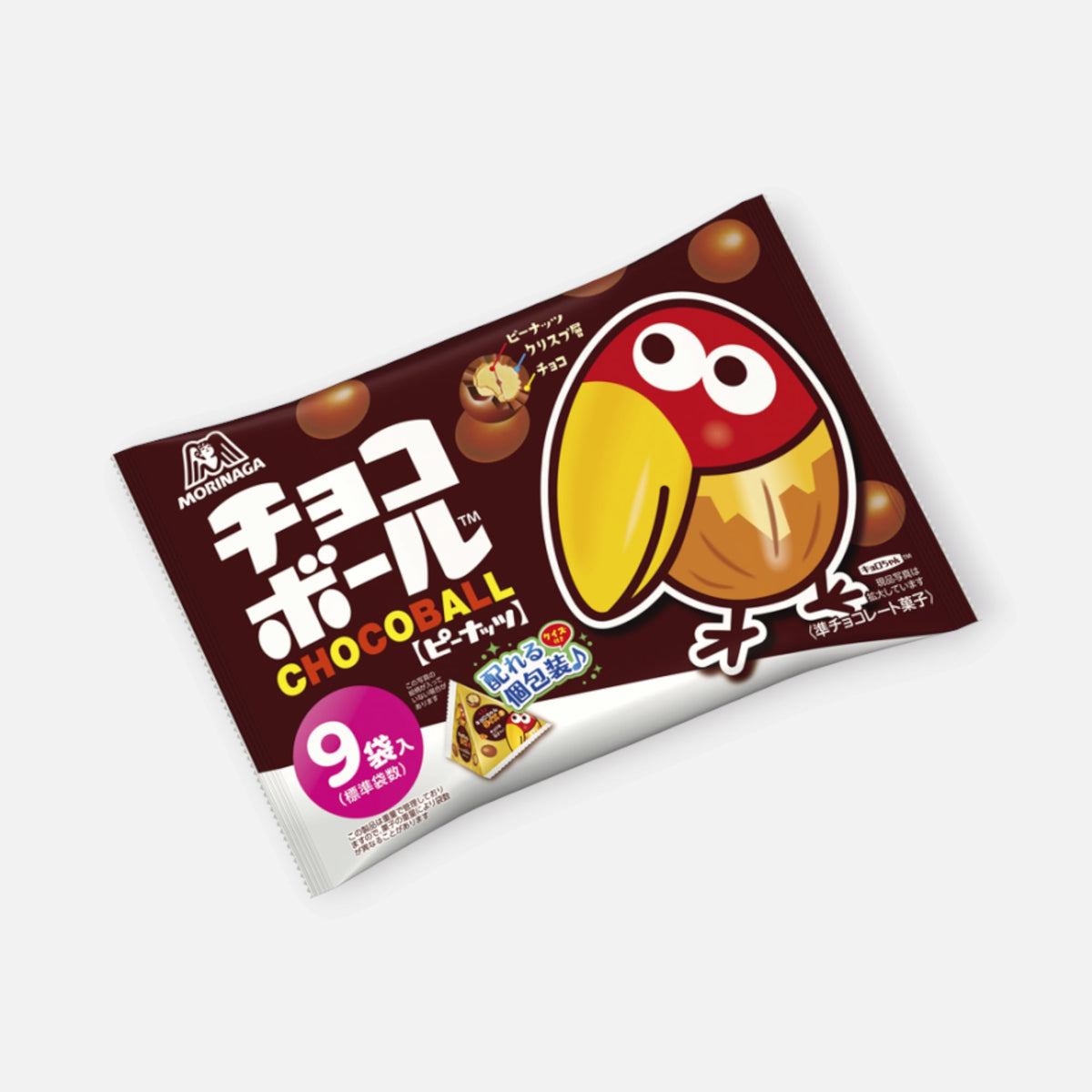 Morinaga Chocoball Peanut Chocolate 102g