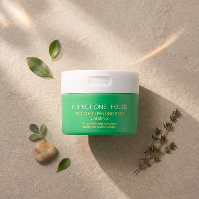 PERFECT ONE FOCUS Smooth Cleansing Balm Calming 75g top angle