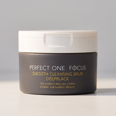 PERFECT ONE FOCUS Smooth Cleansing Balm Deep Black 75g packaging detail