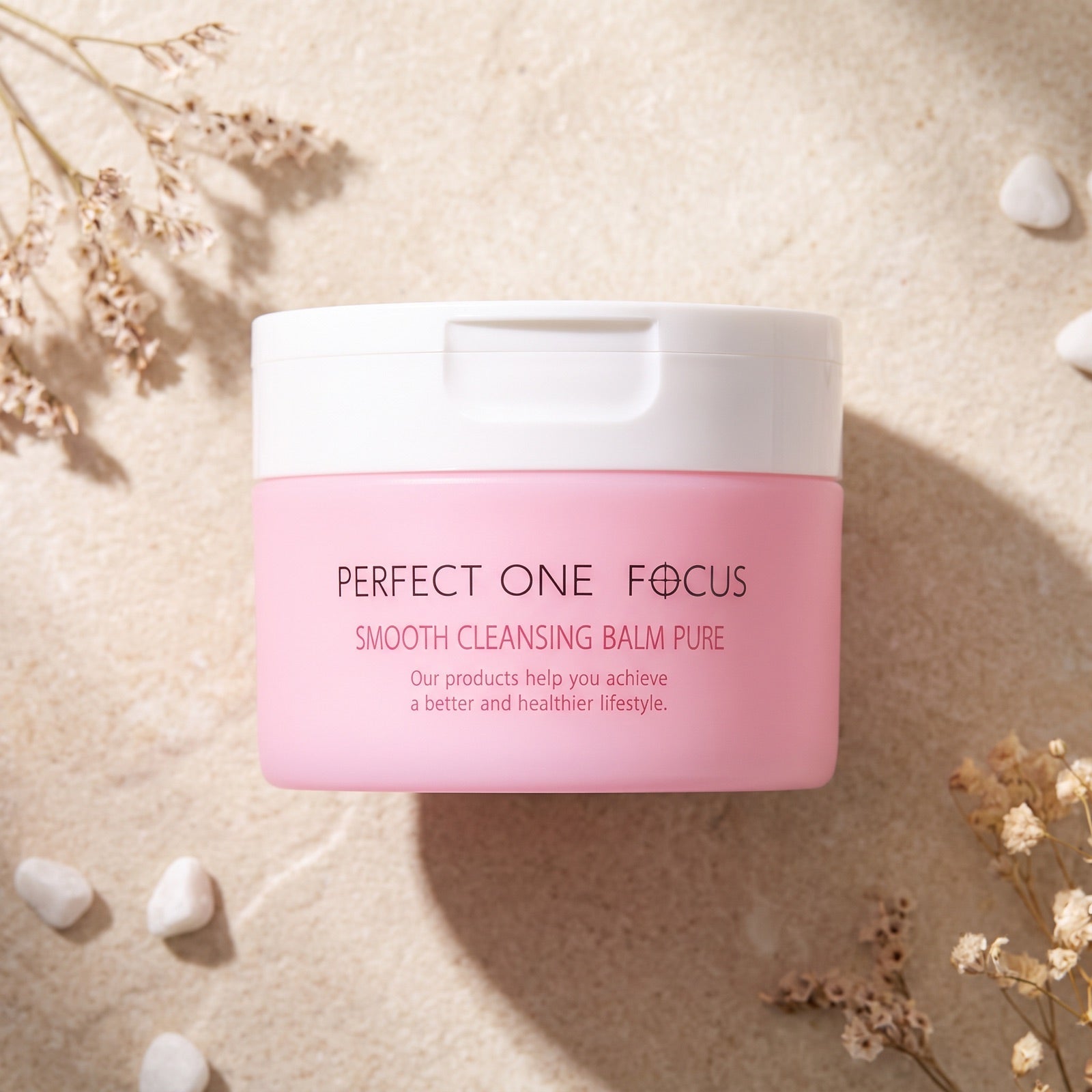 PERFECT ONE FOCUS Smooth Cleansing Balm Pure 75g — GIFT TOP ANGLE