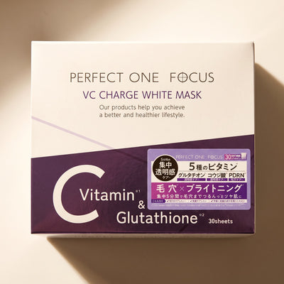 PERFECT ONE FOCUS VC Charge White Mask 30 Sheets - GIFT MACRO - second version