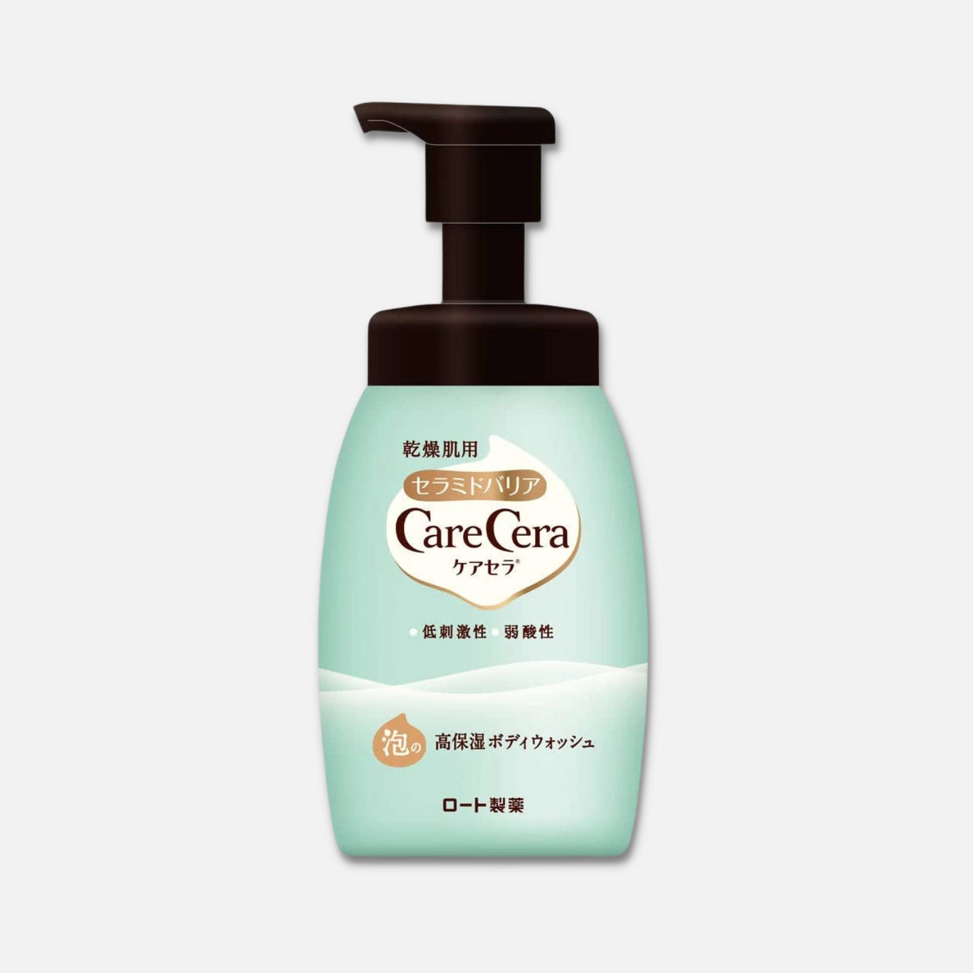 Carecera highly moisturizing foam body wash