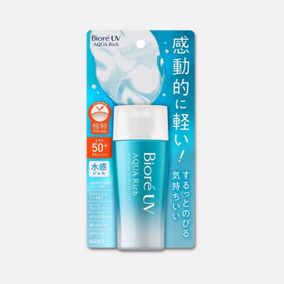 Biore UV Aqua Rich Water Gel SPF 50+ PA++++ 70ml/155ml - Buy Me Japan