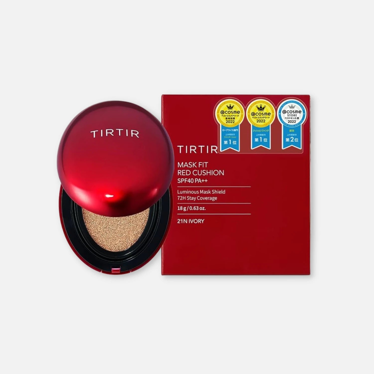 TIRTIR Mask Fit Red Cushion SPF 40 PA++ 18g (Various Shades) - Buy