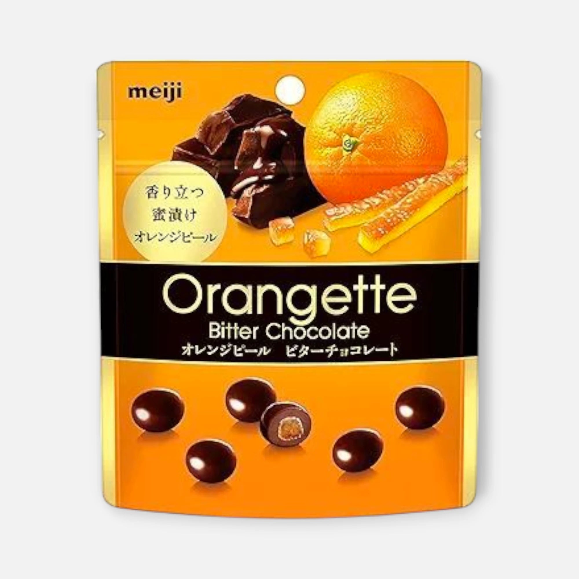 Meiji Orangette Bitter Chocolate 49g