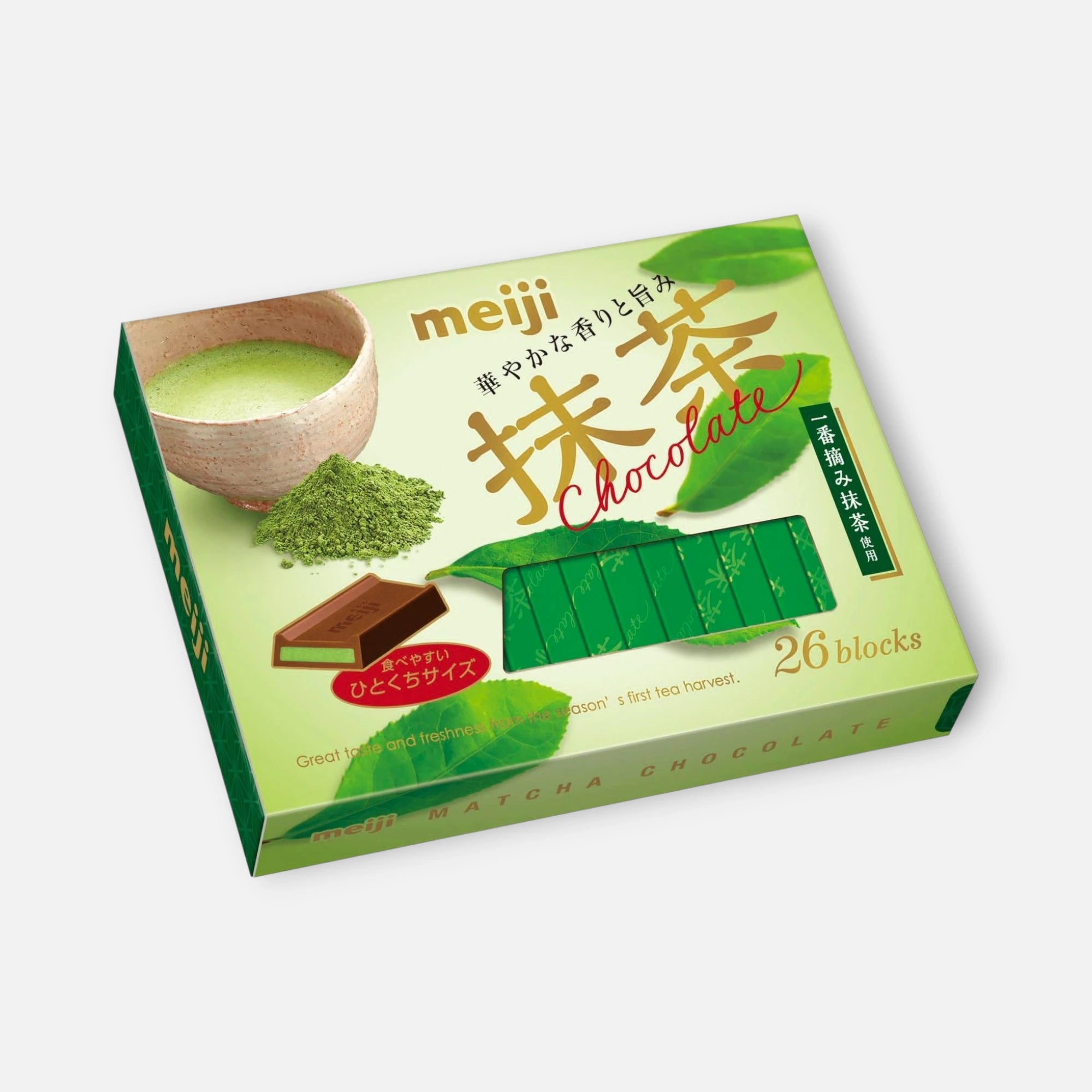 Meiji Matcha Chocolate Box (26 Pieces)