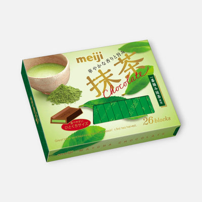 Meiji Matcha Chocolate Box 26 Pieces