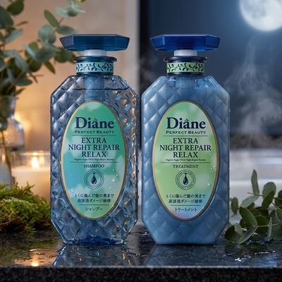 Diane Extra Night Repair Relax Shampoo & Treatment Set 450ml Each