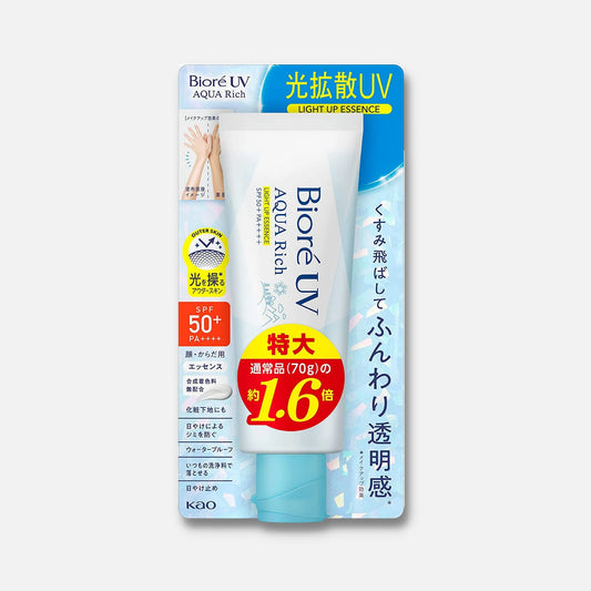 Biore UV Aqua Rich Light Up Essence SPF 50+ PA++++ 110g - Buy Me Japan